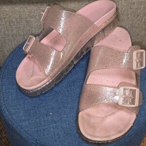 Wonder Nation - Jelly 2 buckle sandal - pink - size 6